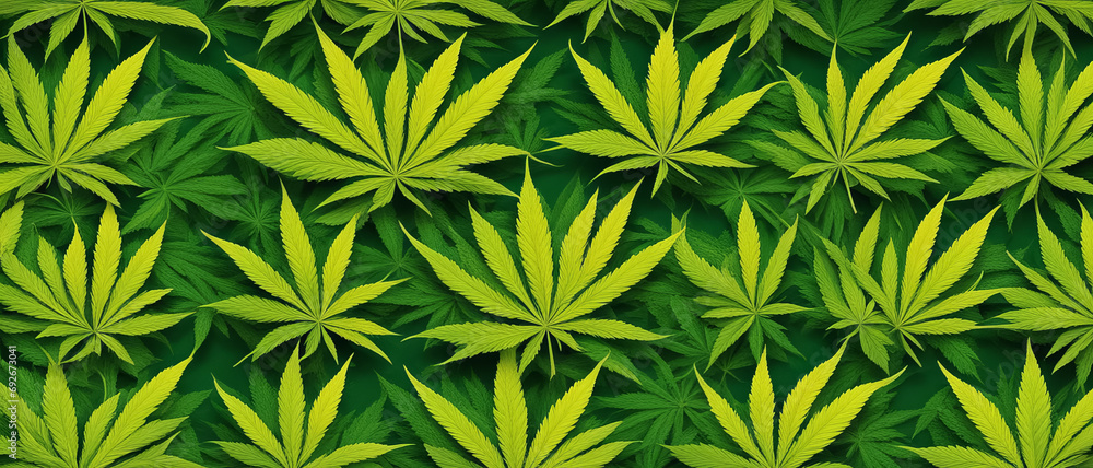 Beautiful background of hemp leaves Beautiful background of hemp leaves