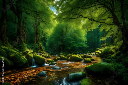 river in the forest