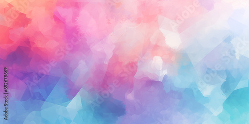 abstract rainbow banner watercolor background 6K wallpaper photo
