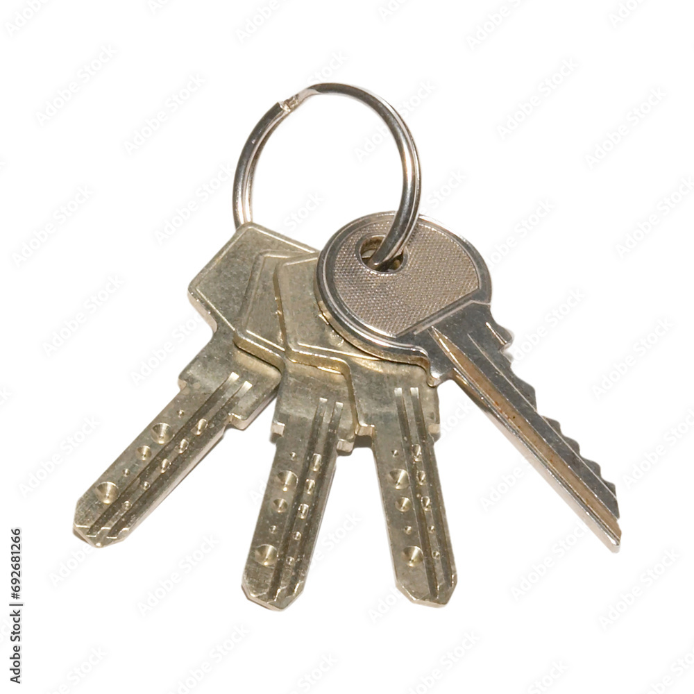 Bunch of keys in PNG isolated on transparent background Bunch of keys in PNG isolated on transparent background