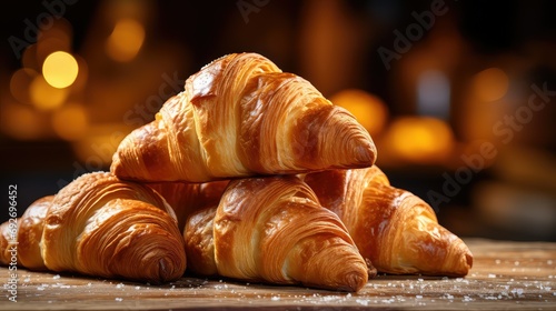 bakery buttery croissan food illustration pastry flaky, delicious breakfast, butter dough bakery buttery croissan food photo