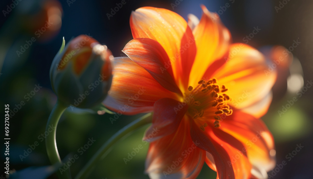 Obraz premium Vibrant wildflower bouquet showcases beauty in nature fragility generated by AI