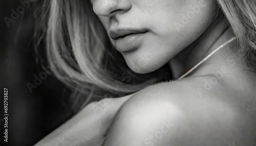 Closeup of pretty and elegant woman © Jaume