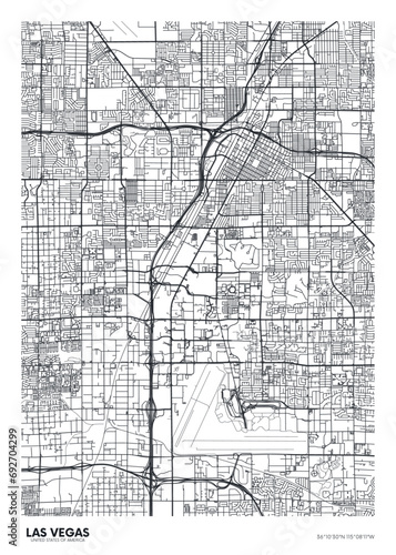 Las vegas map 
