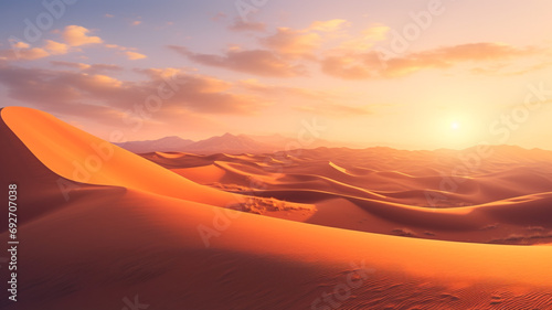 portrait illustration of desert a camel background