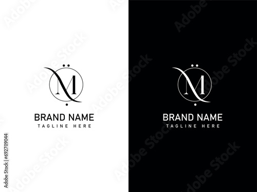 Minimal  M Letter Logo