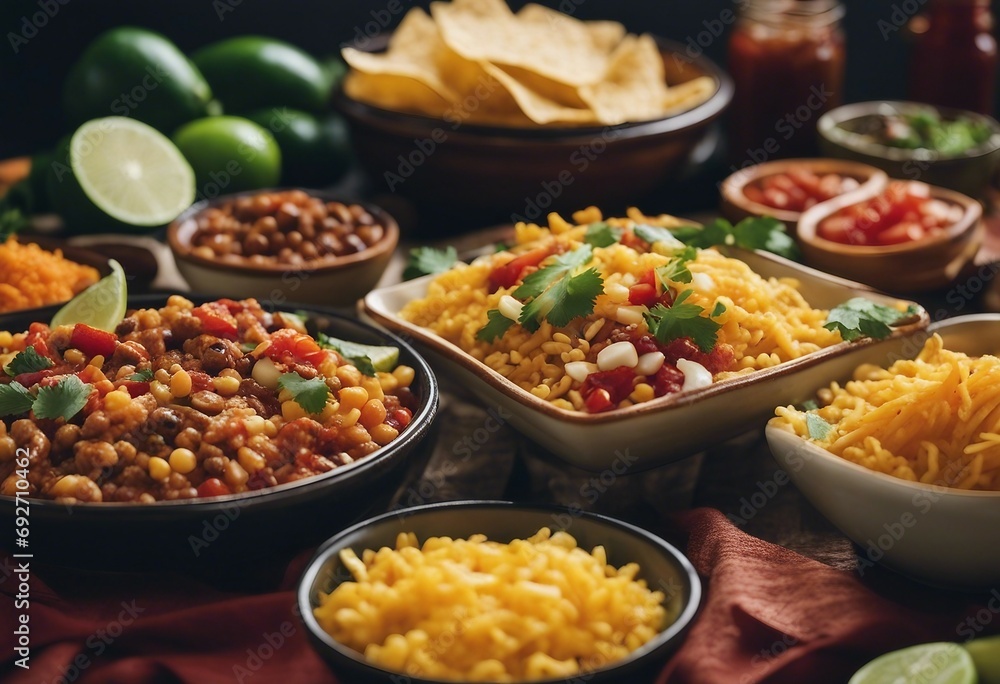 Mexican food mix Mexican food mix