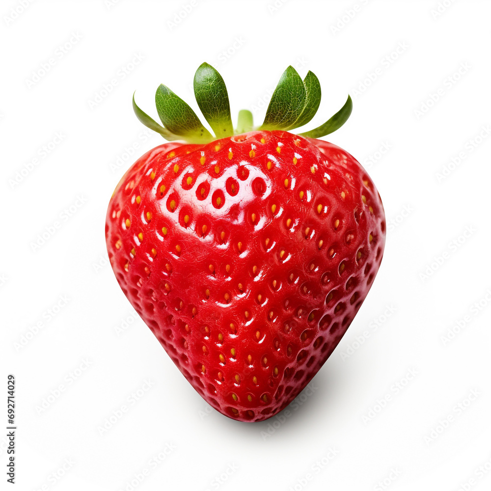 white background illustration portrait of strawberries white background illustration portrait of strawberries