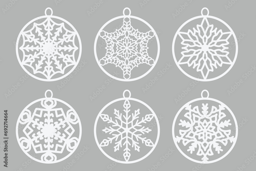 Christmas Ornament SVG Laser Cut