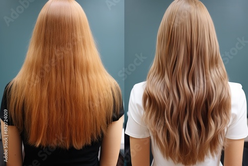 treatment keratin care hair healthy cut Sick after before dandruff long back background beautiful beauty blond colours extension face fashion female girl glamour great hairdresser coiffure lady photo