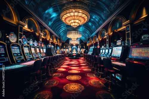 Interior of a empty casino © Vorda Berge