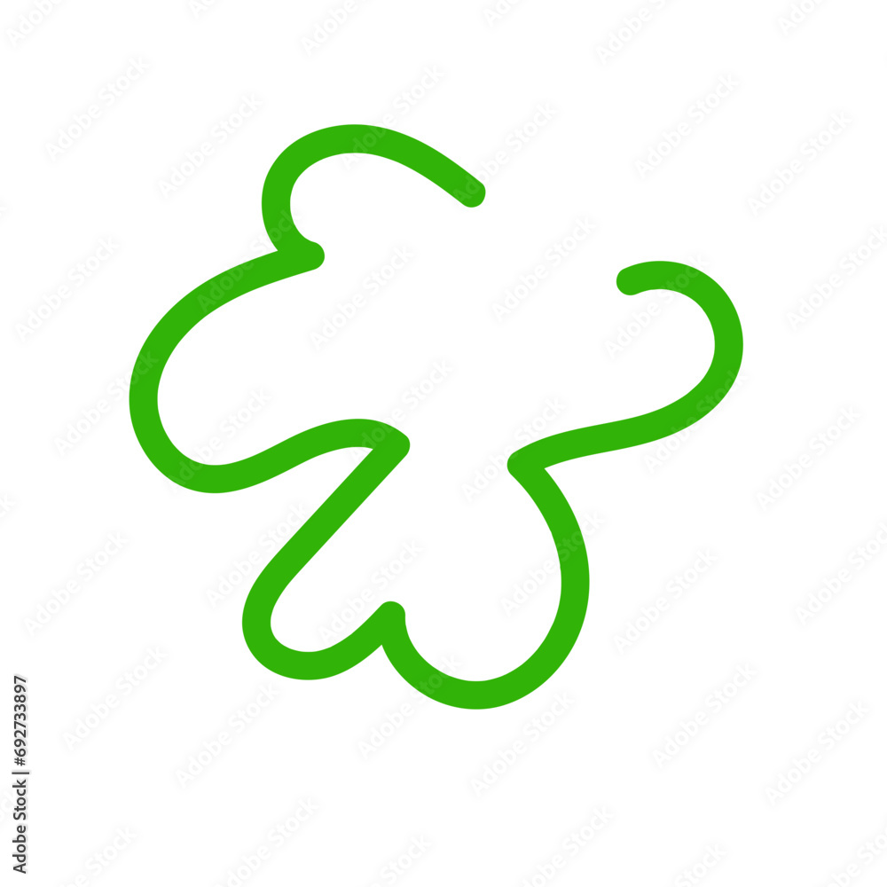 Wriggly scribble doodle line vector Wriggly scribble doodle line vector