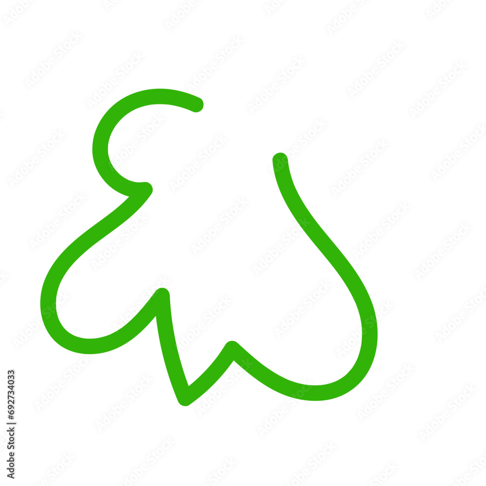 Wriggly scribble doodle line vector Wriggly scribble doodle line vector