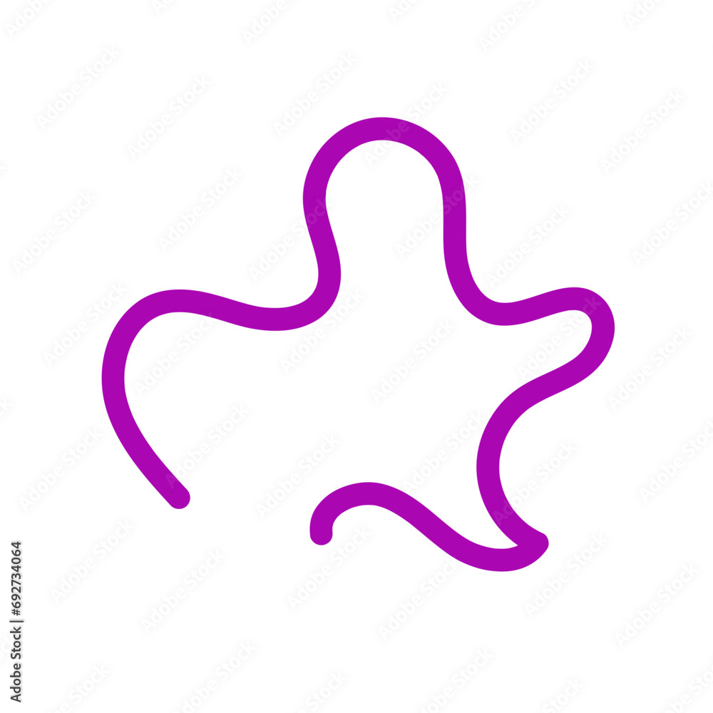 Wriggly scribble doodle line vector Wriggly scribble doodle line vector