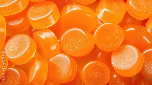 sweet orange candy food illustration tangy citrus, chewy gummy, fruity zesty sweet orange candy food