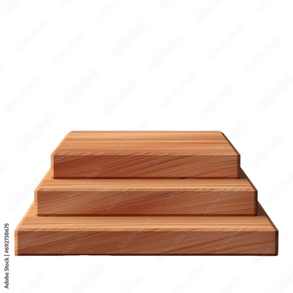 Wooden podium for display product isolated on transparent backgorund. Wooden podium for display product isolated on transparent backgorund.