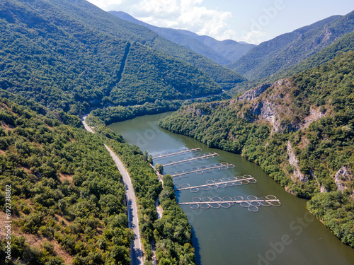 Krichim Reservoir at Rhodopes Mountain, Bulgaria photo