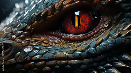 Closeup of a beautiful dragon's eye. You will get someone's attention with this picture.  © Dreamers Artists