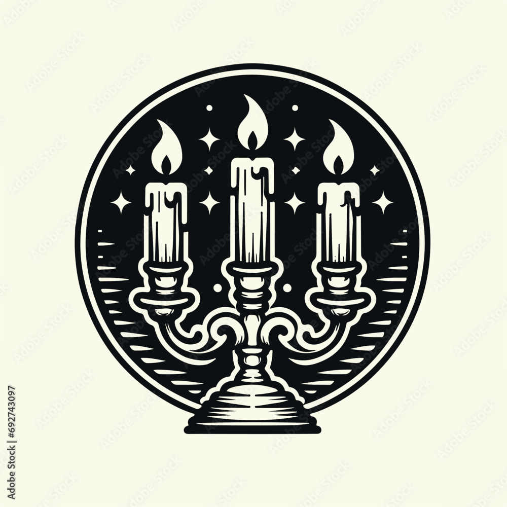 vector illustration of candles vector illustration of candles