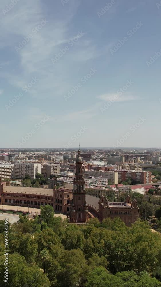 Vertical Video of Seville Andaluzia Spain Vertical Video of Seville Andaluzia Spain