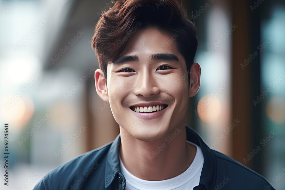 Handsome Man Smiling Knowingly Handsome Man Smiling Knowingly