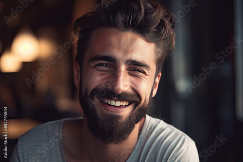 Handsome Man Smiling Knowingly