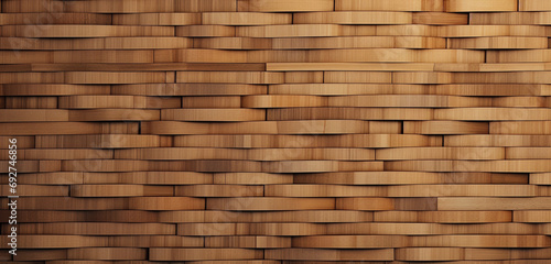 An intricate 3D wall texture mimicking a detailed, woven bamboo pattern in natural tones. 8k,
