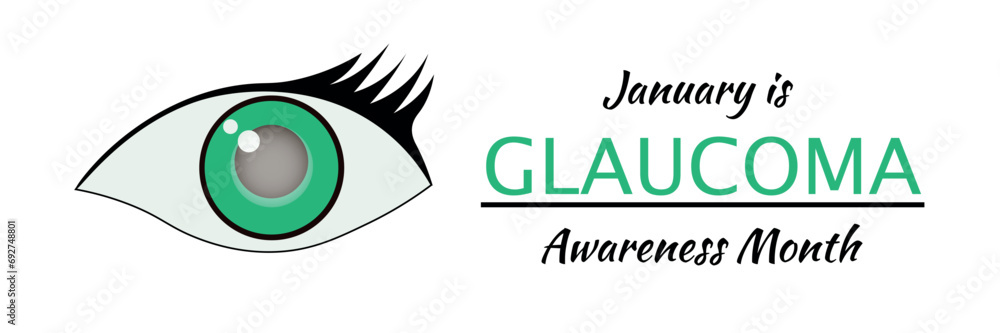 Long banner for Glaucoma Awareness Month Long banner for Glaucoma Awareness Month