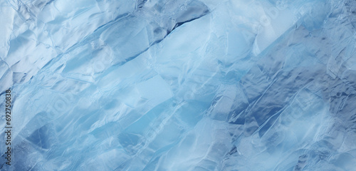 A high-resolution portrayal of a 3D wall texture with an icy, frost pattern in cool blues. 8k,