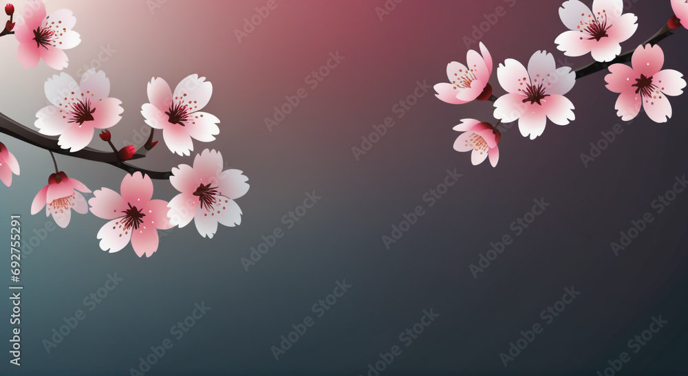 Fototapeta premium cherry blossom background