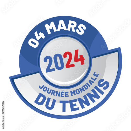 journée mondiale du tennis le 4 mars 2024 et 2025