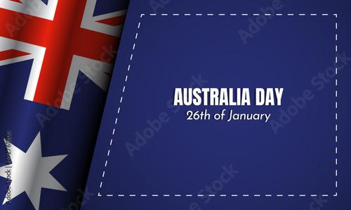Australia Day Background Design.