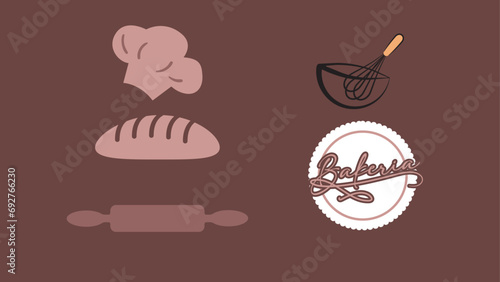 instruentos de reposteria y hornear pan para chef especialista