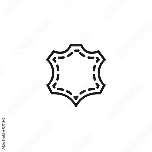 Leather icon or genuine leather icon vector isolated. Best Leather icon for apps, websites, print design, element design, and more about Leather cloth.