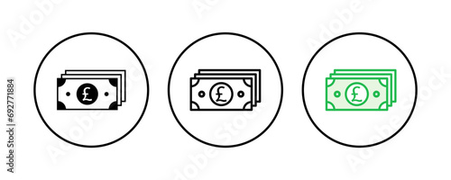 Money icon set. Money vector icon.
