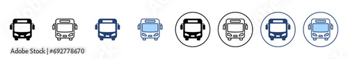 Bus icon vector. bus sign and symbol