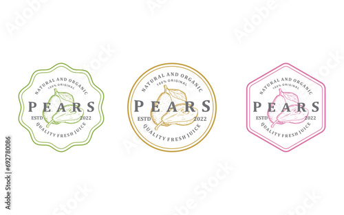 vintage pear logo