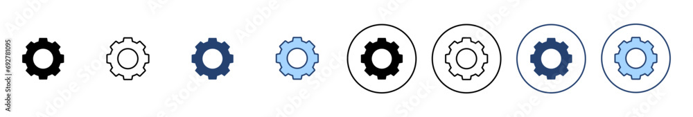 Setting icon vector. Cog sign and symbol. Gear Sign Setting icon vector. Cog sign and symbol. Gear Sign