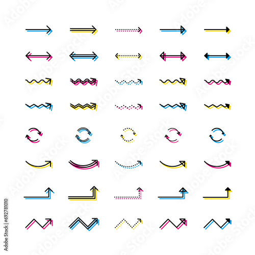 シンプルな矢印セット（40種類）