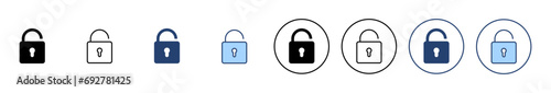 Unlock icon vector. Unlock sign and symbol. unlocked padlock icon