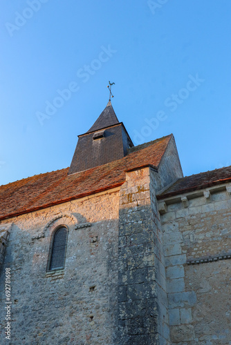 Centre - Cher - La Celle'Condé - Eglise Saint-Denis de Condé - Clocher