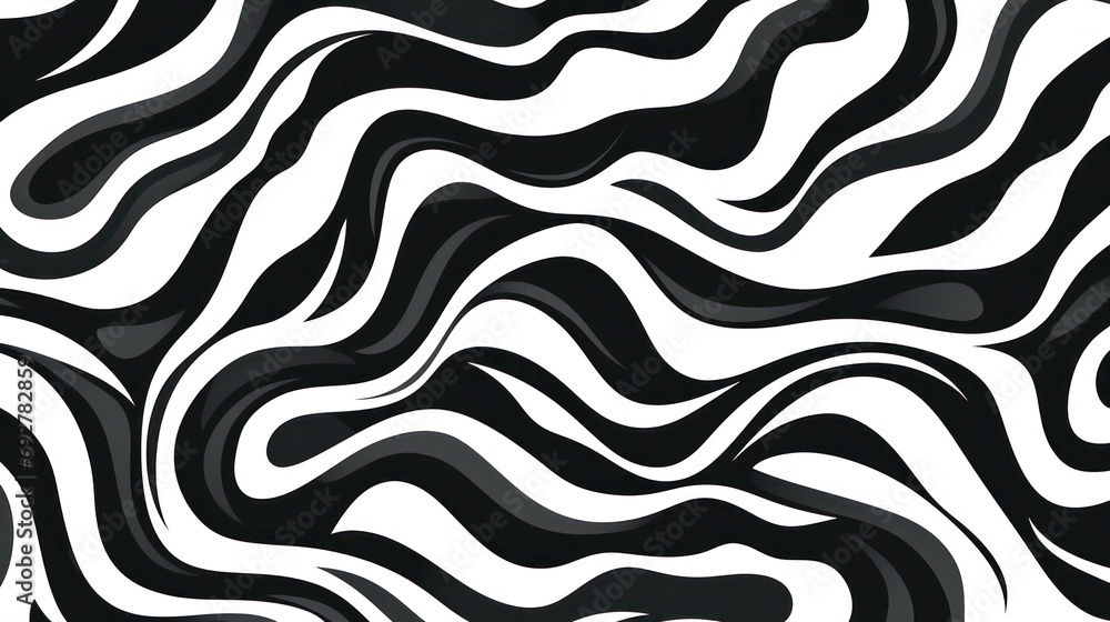 Wavy swirl brush trokes. Curved Lines. Black and White Wallpaper for design. Desktop Background. Design Template. Seamless design. Wavy swirl brush trokes. Curved Lines. Black and White Wallpaper for design. Desktop Background. Design Template. Seamless design.