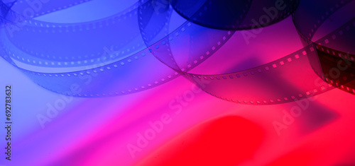 beautiful color background wallpaper with film strip