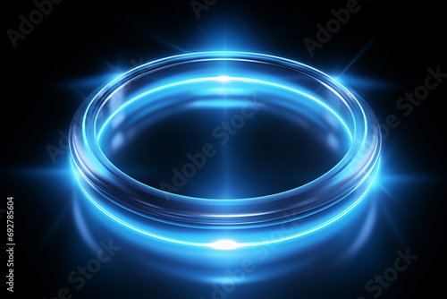 Light Effect Blue Circle