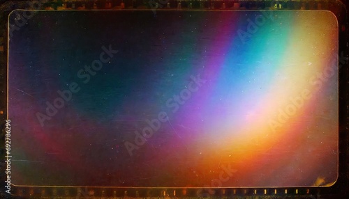 Film projector lens rainbow art wallpaper. photo