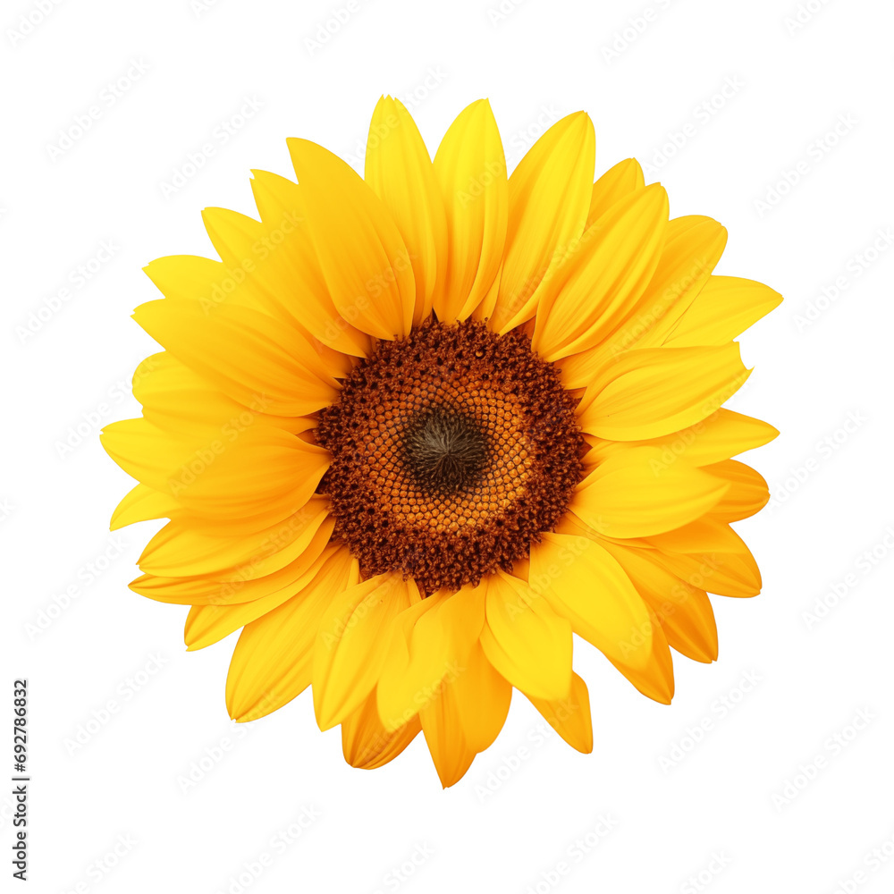 sunflower isolated on white background sunflower isolated on white background