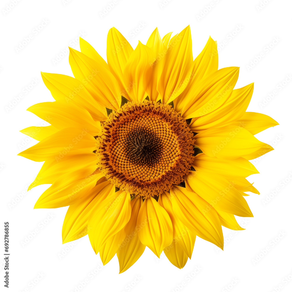 sunflower isolated on white background sunflower isolated on white background