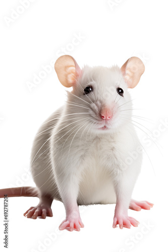 rat on white background © krit