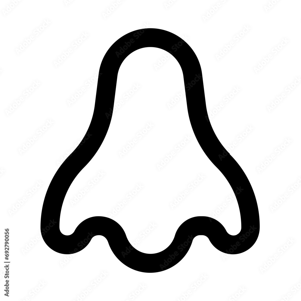 Nose Line UI Icon Nose Line UI Icon