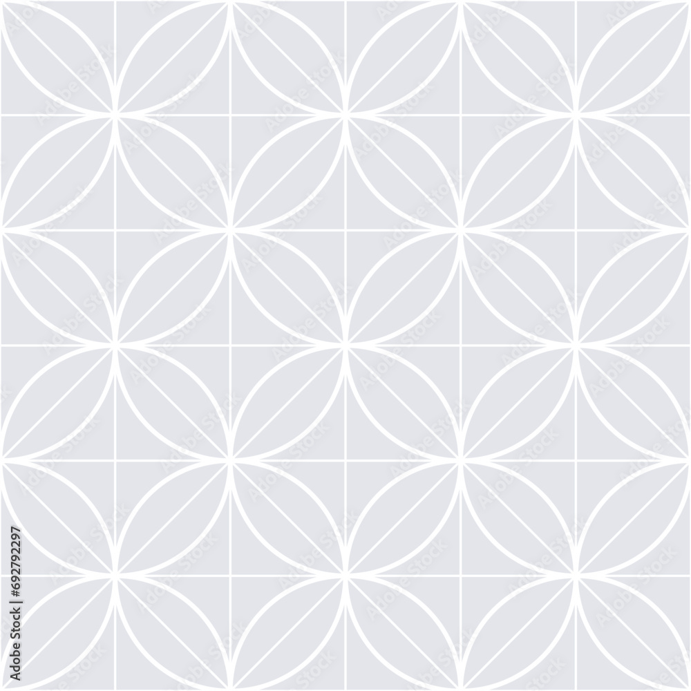 Circle art seamless pattern background.
